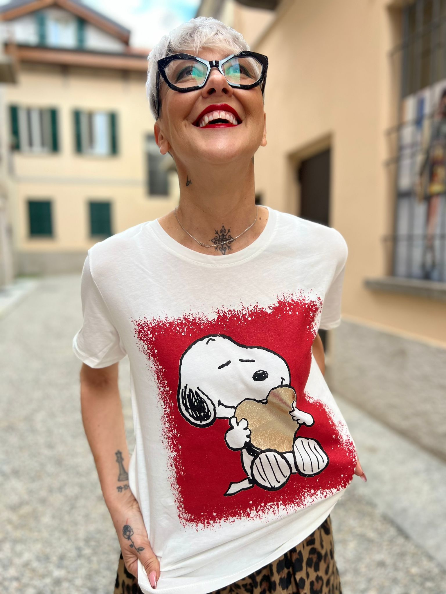   T-SHIRT   SNOOPY CUORE